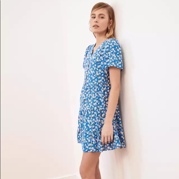 Floral Print Mini Dress - Picture 3 of 5